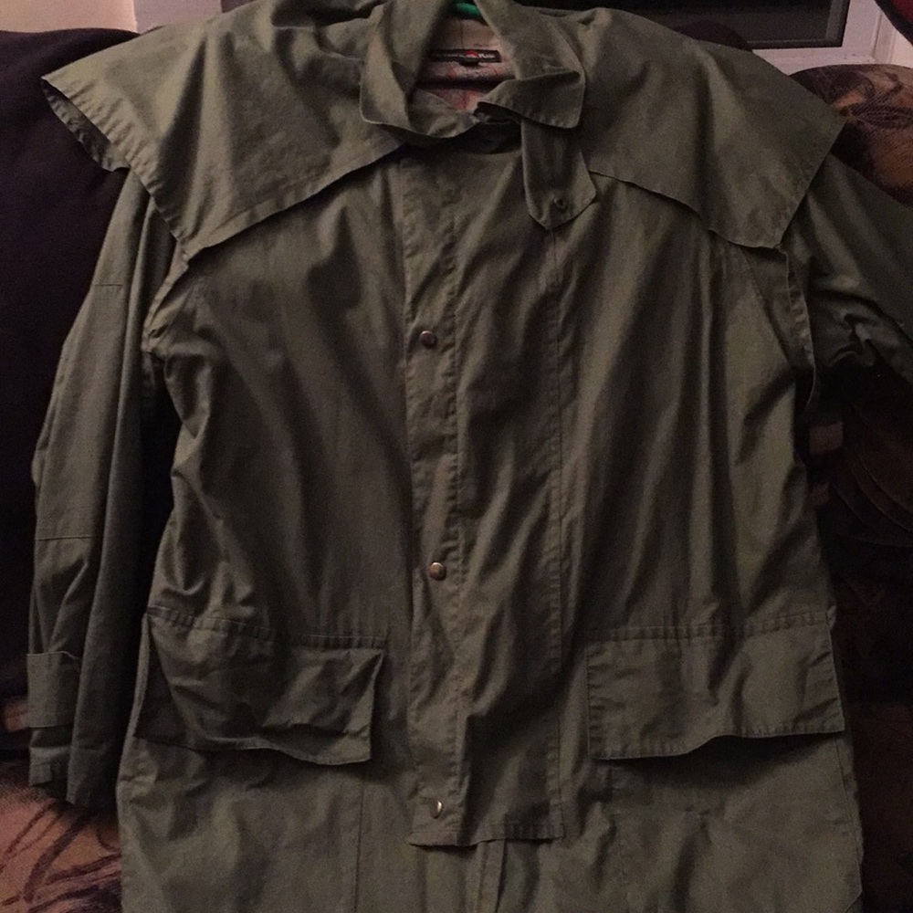 Outback Red raincoat duster